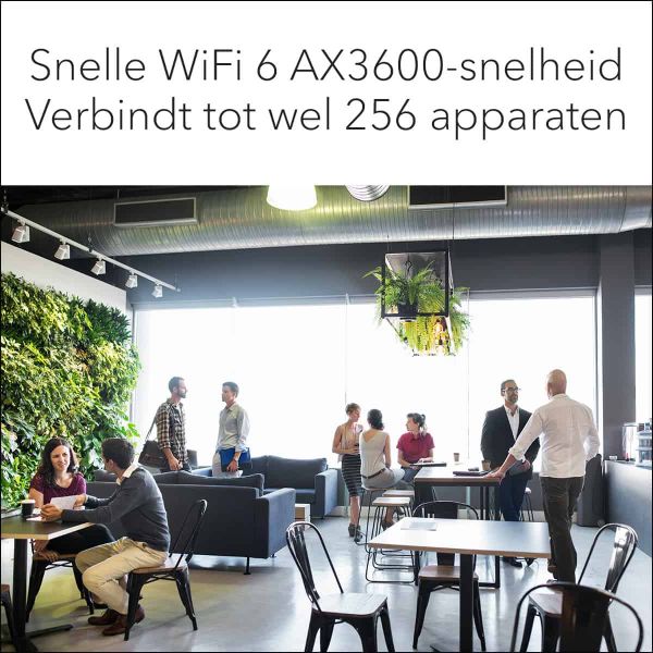 NETGEAR Insight Cloud Managed WiFi 6 AX3600 Dual Band Access Point (WAX620) (WAX620-100EUS)