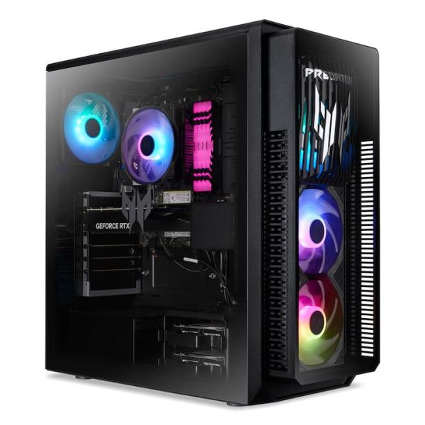 Acer Predator PO5-660 Intel Core Ultra 7 265F 64 GB DDR5-SDRAM 4 TB SSD NVIDIA GeForce RTX 5080 Windows 11 Home Desktop PC Zwart (DG.E4EEG.004)