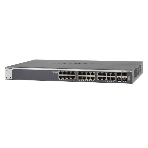 NETGEAR ProSAFE Smart Switch - XS728T - 24 x 10 Gigabit Ethernet- en 4 dedicated SFP+ poorten (XS728T-100NES) NETGEAR ProSAFE Smart Switch - XS728T - 24 x 10 Gigabit Ethernet- en 4 dedicated SFP+ poorten (XS728T-100NES)