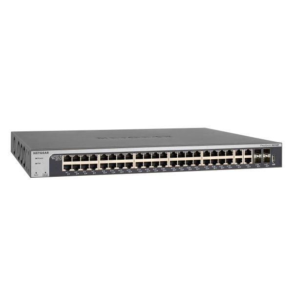 NETGEAR XS748T-100NES netwerk-switch Managed L2+/L3 10G Ethernet (100/1000/10000) Zwart (XS748T-100NES)