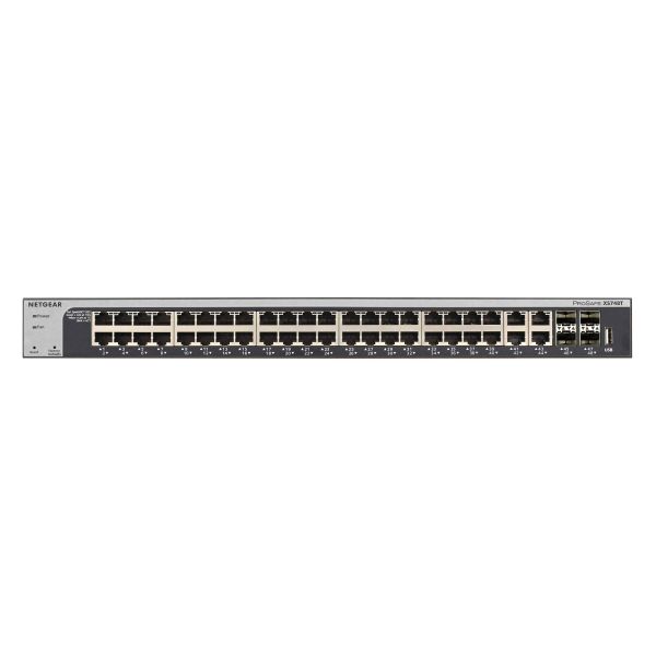 NETGEAR XS748T-100NES netwerk-switch Managed L2+/L3 10G Ethernet (100/1000/10000) Zwart (XS748T-100NES)