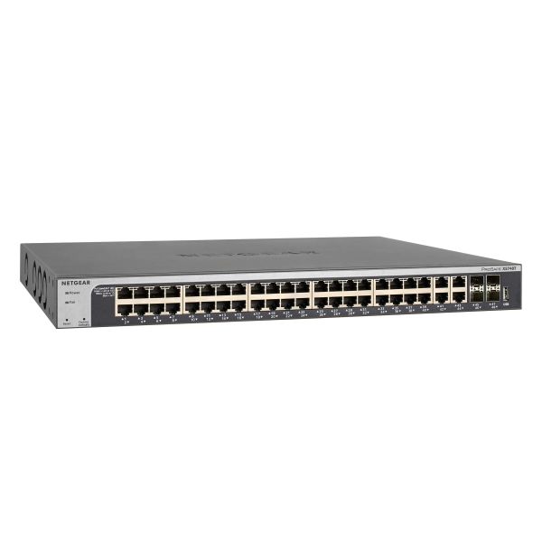 NETGEAR XS748T-100NES netwerk-switch Managed L2+/L3 10G Ethernet (100/1000/10000) Zwart (XS748T-100NES)