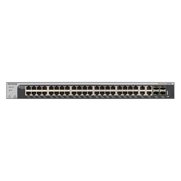 NETGEAR XS748T-100NES netwerk-switch Managed L2+/L3 10G Ethernet (100/1000/10000) Zwart (XS748T-100NES)