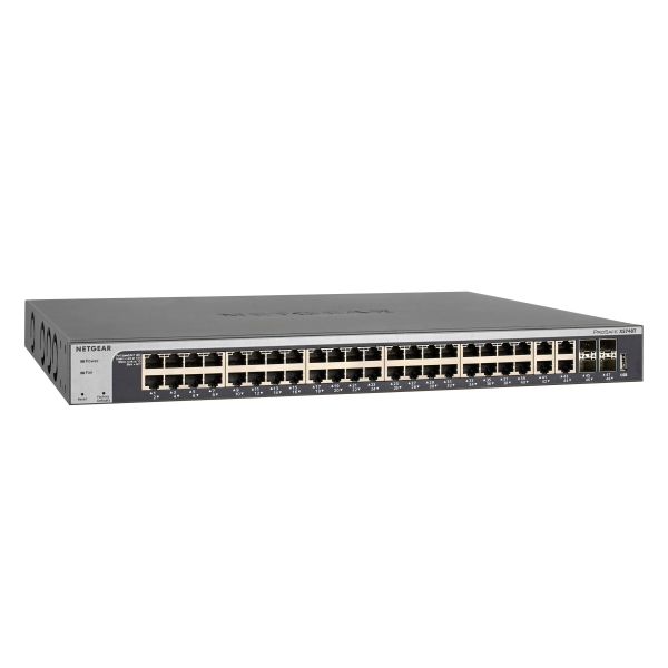 NETGEAR XS748T-100NES netwerk-switch Managed L2+/L3 10G Ethernet (100/1000/10000) Zwart (XS748T-100NES)