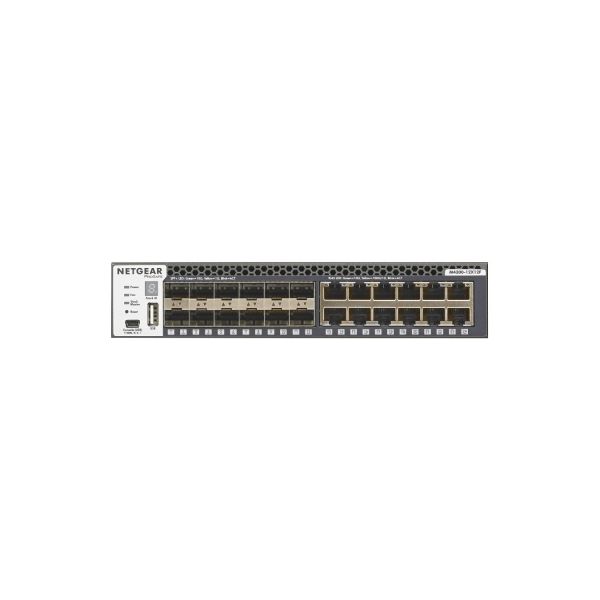 NETGEAR M4300-12X12F Managed L2/L3 10G Ethernet (100/1000/10000) 1U Zwart (XSM4324S-100NES)