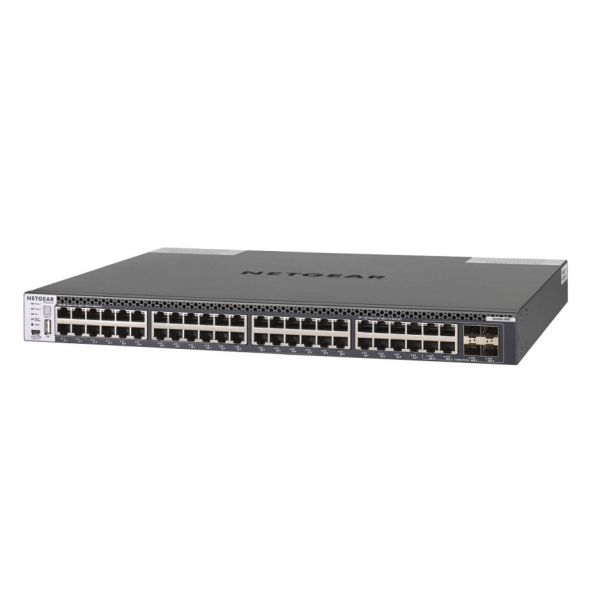 NETGEAR M4300-48X Managed L3 10G Ethernet (100/1000/10000) 1U Zwart (XSM4348CS-100NES)