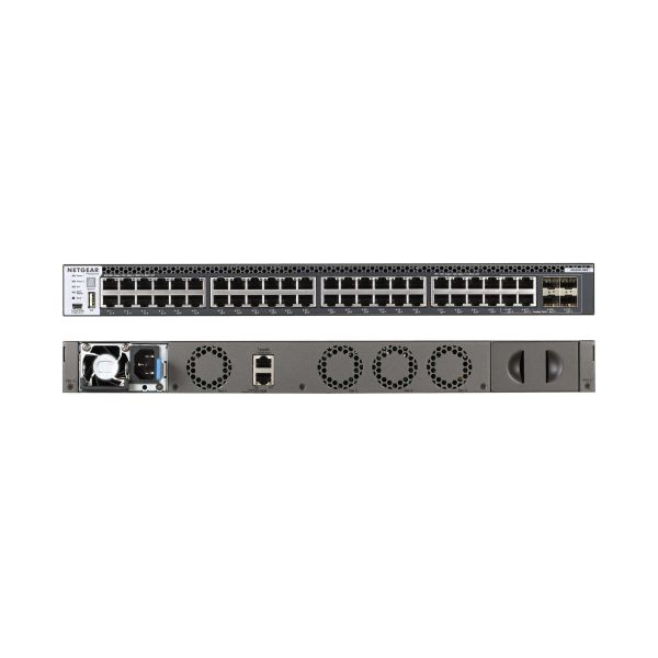 NETGEAR M4300-48X/US/EME Managed 10G Ethernet (100/1000/10000) 1U Grijs (XSM4348CS-100NES)