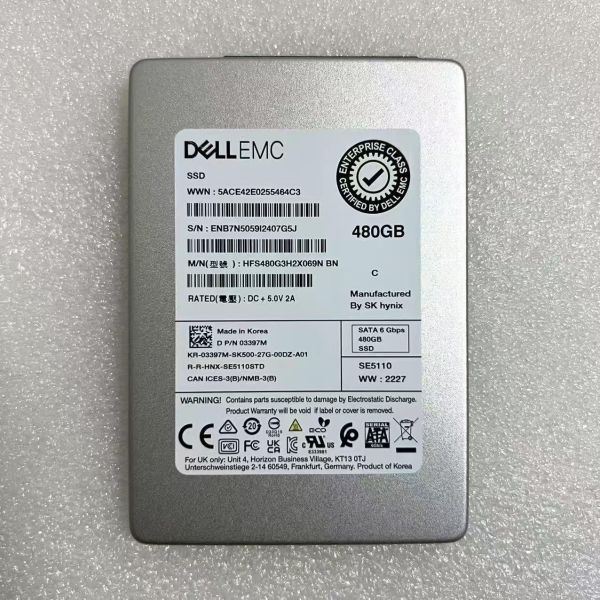 Dell 480GB 6G 2.5INCH SATA SSD (03397M-RFB)