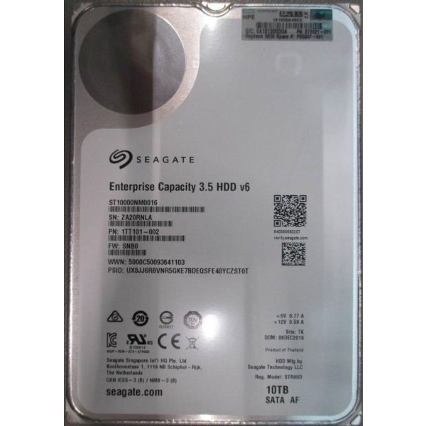 HP SPS-DRV HDD 10TB 6G 7.2K LFF SATA MDL (P00037-001)