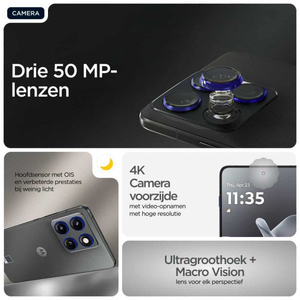 Motorola edge 70 17 cm (6.7") Dual SIM Android 16.0 5G USB Type-C 12 GB 512 GB 4800 mAh Grijs (PBA50001SE) Motorola edge 70 17 cm (6.7") Dual SIM Android 16.0 5G USB Type-C 12 GB 512 GB 4800 mAh Grijs (PBA50001SE)