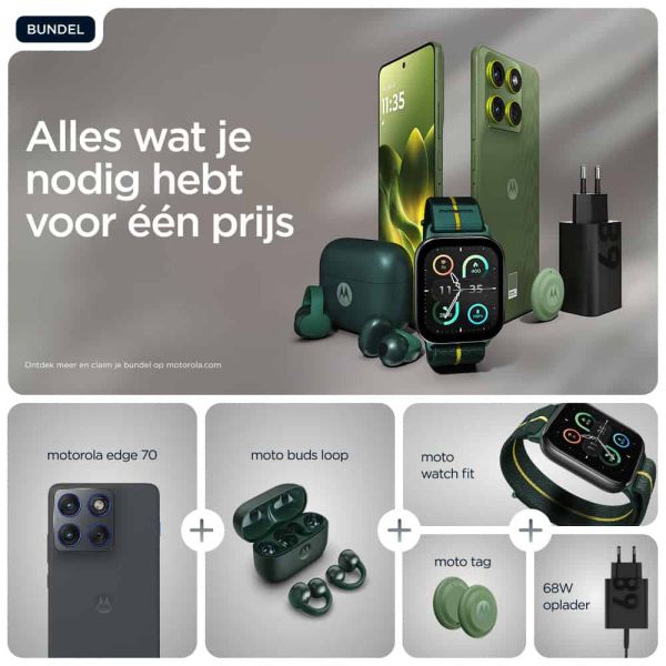 Motorola edge 70 17 cm (6.7") Dual SIM Android 16.0 5G USB Type-C 12 GB 512 GB 4800 mAh Grijs (PBA50001SE) Motorola edge 70 17 cm (6.7") Dual SIM Android 16.0 5G USB Type-C 12 GB 512 GB 4800 mAh Grijs (PBA50001SE)
