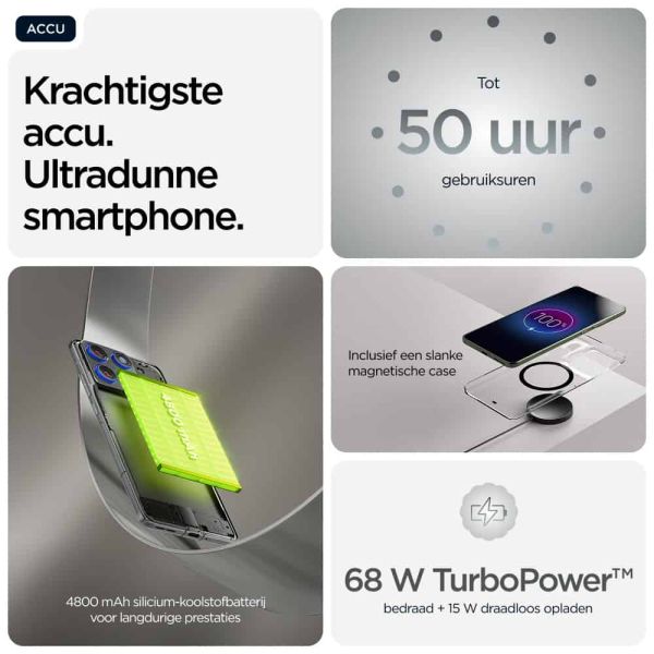 Motorola edge 70 17 cm (6.7") Dual SIM Android 16.0 5G USB Type-C 12 GB 512 GB 4800 mAh Grijs (PBA50001SE) Motorola edge 70 17 cm (6.7") Dual SIM Android 16.0 5G USB Type-C 12 GB 512 GB 4800 mAh Grijs (PBA50001SE)