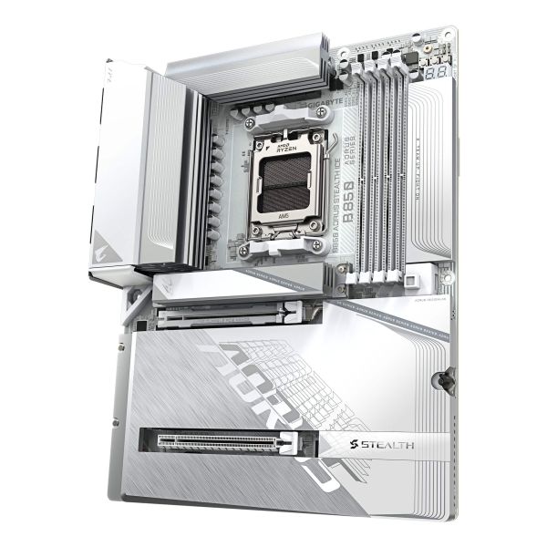 GIGABYTE B850 AORUS STEALTH ICE AMD B850 Socket AM5 ATX (B850 A STEALTH ICE)