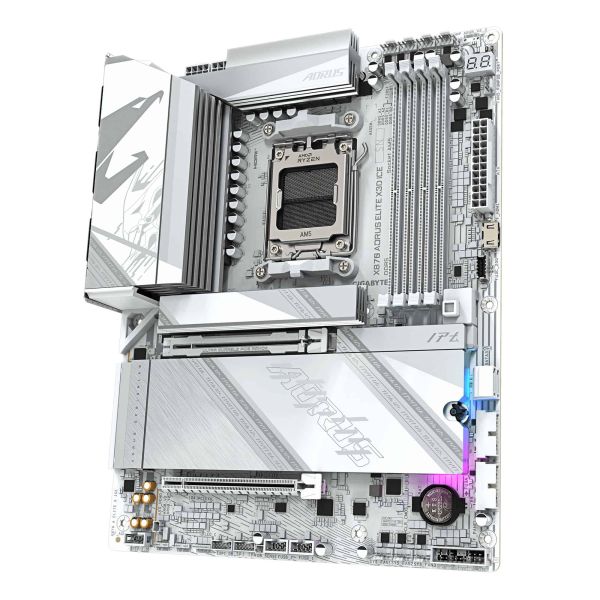GIGABYTE X870 AORUS ELITE X3D ICE AMD X870 Socket AM5 ATX (X870 A ELITE X ICE)