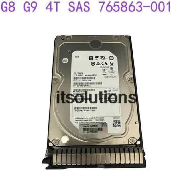 HP 4TB 12G SAS 7.2K RPM LFF 3.5 (765863-001)