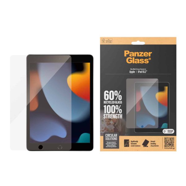 PanzerGlass ® Screen Protector iPad 10.2'' (2019-2021) | Ultra-Wide Fit Doorzichtige schermbeschermer Apple 1 stuk(s) (2841)