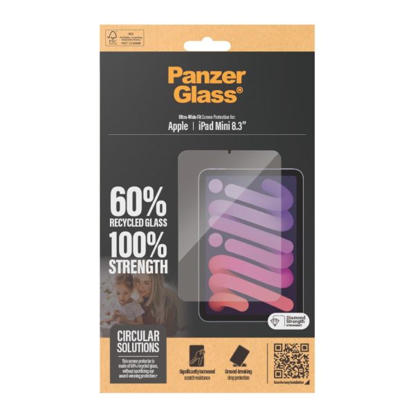 PanzerGlass Ultra-Wide Fit Screen Protector iPad Mini (2842)