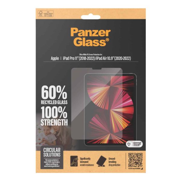 PanzerGlass ® Screen Protector iPad Pro 11'' (2018-2022) | iPad Air 10.9'' (2020, 2022) | Ultra-Wide Fit Doorzichtige schermbeschermer Apple 1 stuk(s) (2847) PanzerGlass ® Screen Protector iPad Pro 11'' (2018-2022) | iPad Air 10.9'' (2020, 2022) | Ultra-Wide Fit Doorzichtige schermbeschermer Apple 1 stuk(s) (2847)