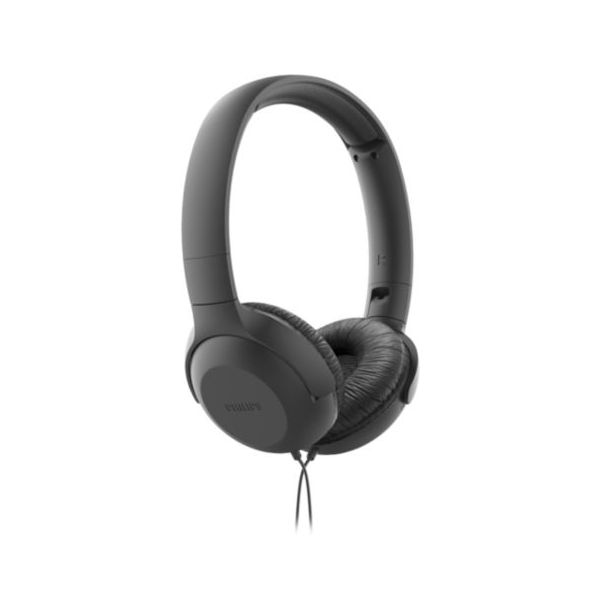 Philips TPV UH 201 BK Headset Bedraad Hoofdband Oproepen/muziek Zwart (TAUH201BK/00)