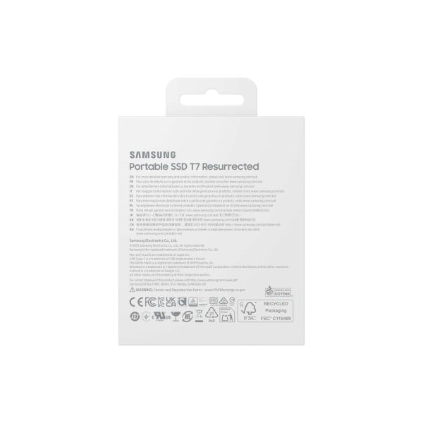 Samsung Portable SSD T7 Resurrected USB 3.2 Gen 2 1TB (MU-PD1T0G/WW)