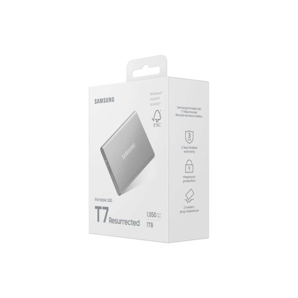 Samsung Portable SSD T7 Resurrected USB 3.2 Gen 2 1TB (MU-PD1T0G/WW)