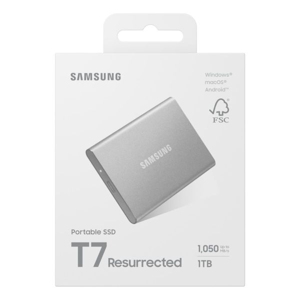 Samsung Portable SSD T7 Resurrected USB 3.2 Gen 2 1TB (MU-PD1T0G/WW)