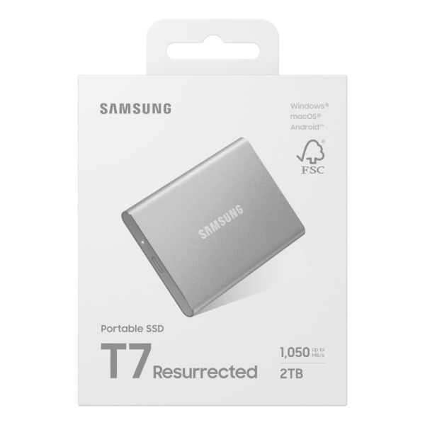 Samsung Portable SSD T7 Resurrected USB 3.2 Gen 2 2TB (MU-PD2T0G/WW)