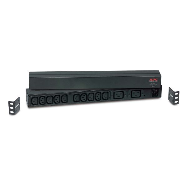 APC Rack PDU AP9559, Basic, 0U/1U, 16A, 230V, (10x) C13 (2x) C19, C20 stekker (AP9559)