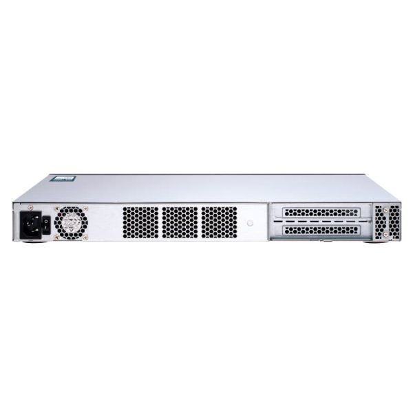 QNAP QGD-1600P Managed Gigabit Ethernet (10/100/1000) Power over Ethernet (PoE) 1U Zwart, Grijs (QGD-1600P-8G#)