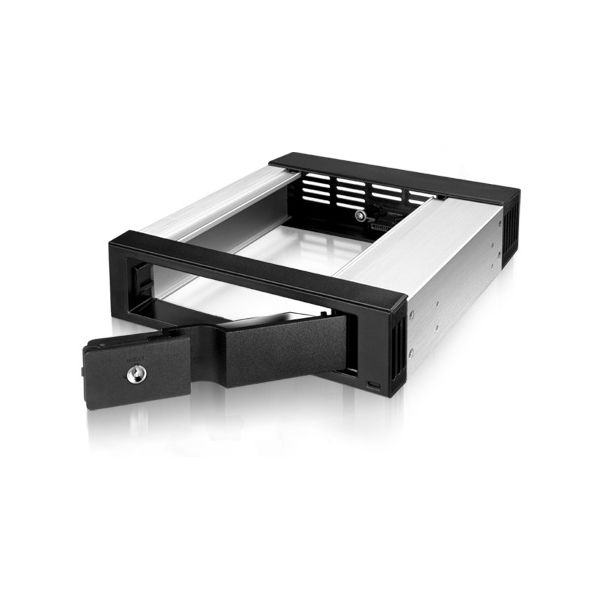 ICY BOX IB-158SSK-B 13,3 cm (5.25") Carrierpaneel Zwart (IB-158SSK-B)