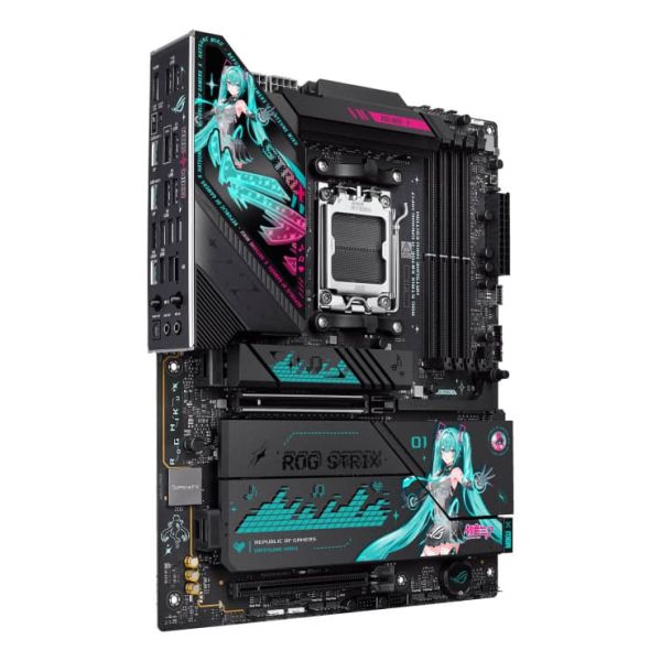 ASUS ROG STRIX X870E-H GAMING WIFI7 HATSUNE MIKU EDITION AMD X870E Socket AM5 ATX (90MB1MA0-M0EAY0)