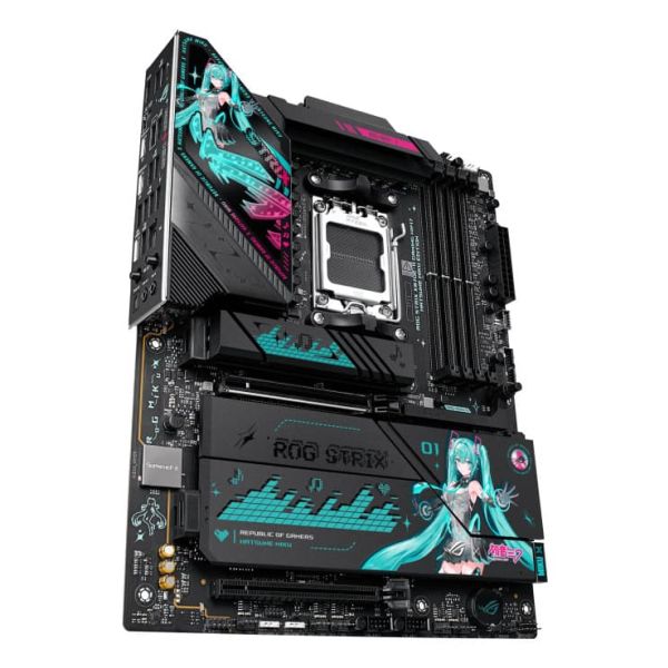 ASUS ROG STRIX X870E-H GAMING WIFI7 HATSUNE MIKU EDITION AMD X870E Socket AM5 ATX (90MB1MA0-M0EAY0)