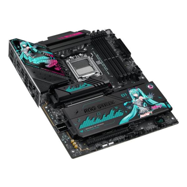 ASUS ROG STRIX X870E-H GAMING WIFI7 HATSUNE MIKU EDITION AMD X870E Socket AM5 ATX (90MB1MA0-M0EAY0)