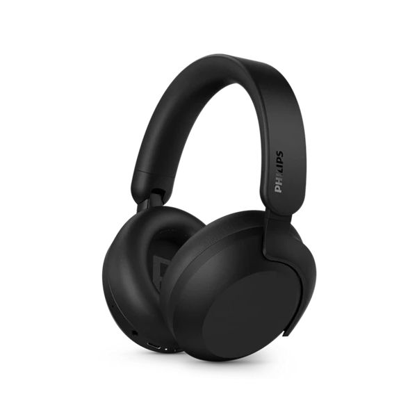 Philips TAH8000E Headset Bedraad en draadloos Hoofdband Oproepen/muziek USB Type-C Bluetooth Zwart (TAH8000EBK/00)