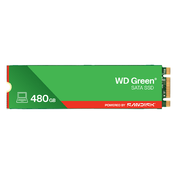 Sandisk SSD Green 480GB M.2 7mm SATA Gen 4 (WDS480G3G0B-00BJF0)
