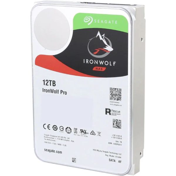 Seagate IronWolf Pro 12TB NAS Hard Drive (ST12000NE0007-REC)
