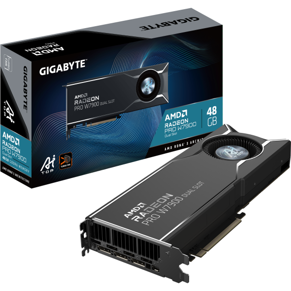 AMD RADEON PRO W7900 48GB Dual Slot PCIE 4.0 (100-300000169)