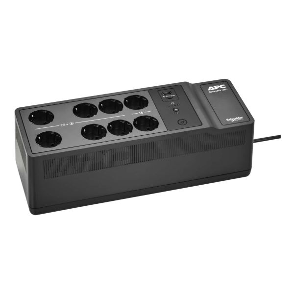 APC BE1050G2-IT UPS Stand-by (Offline) 1,05 kVA 600 W 8 AC-uitgang(en) (BE1050G2-IT) APC BE1050G2-IT UPS Stand-by (Offline) 1,05 kVA 600 W 8 AC-uitgang(en) (BE1050G2-IT)