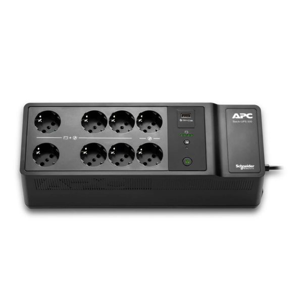 APC BE500G2-IT UPS Stand-by (Offline) 0,5 kVA 300 W 8 AC-uitgang(en) (BE500G2-IT)