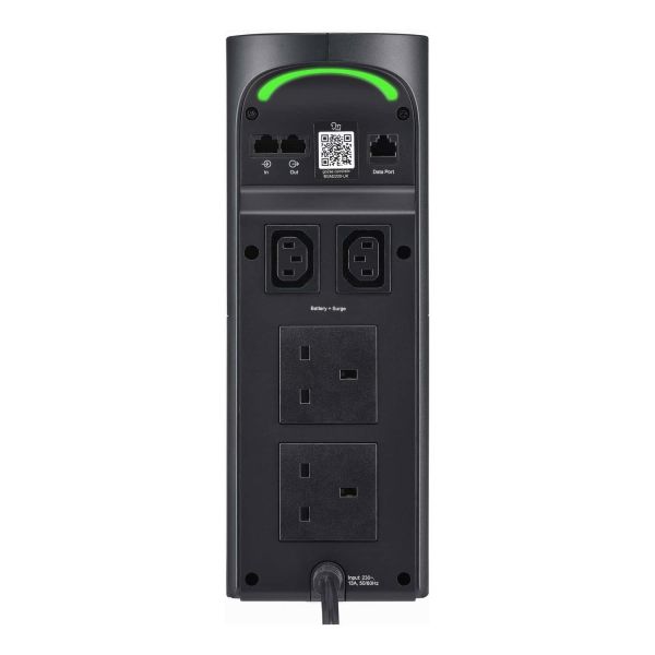 APC Back-UPS Pro for Gaming, 2200VA/1320W, Tower, 230V, 2x UK and 2x IEC C13 outlets, RGB Lights, Pure Sine Wave, Midnight (Black) (BGM2200B-UK) APC Back-UPS Pro for Gaming, 2200VA/1320W, Tower, 230V, 2x UK and 2x IEC C13 outlets, RGB Lights, Pure Sine Wave, Midnight (Black) (BGM2200B-UK)