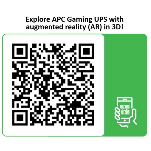 APC Back-UPS Pro for Gaming, 2200VA/1320W, Tower, 230V, 2x UK and 2x IEC C13 outlets, RGB Lights, Pure Sine Wave, Midnight (Black) (BGM2200B-UK) APC Back-UPS Pro for Gaming, 2200VA/1320W, Tower, 230V, 2x UK and 2x IEC C13 outlets, RGB Lights, Pure Sine Wave, Midnight (Black) (BGM2200B-UK)