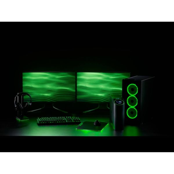 APC Back-UPS Pro for Gaming, 2200VA/1320W, Tower, 230V, 2x UK and 2x IEC C13 outlets, RGB Lights, Pure Sine Wave, Midnight (Black) (BGM2200B-UK) APC Back-UPS Pro for Gaming, 2200VA/1320W, Tower, 230V, 2x UK and 2x IEC C13 outlets, RGB Lights, Pure Sine Wave, Midnight (Black) (BGM2200B-UK)