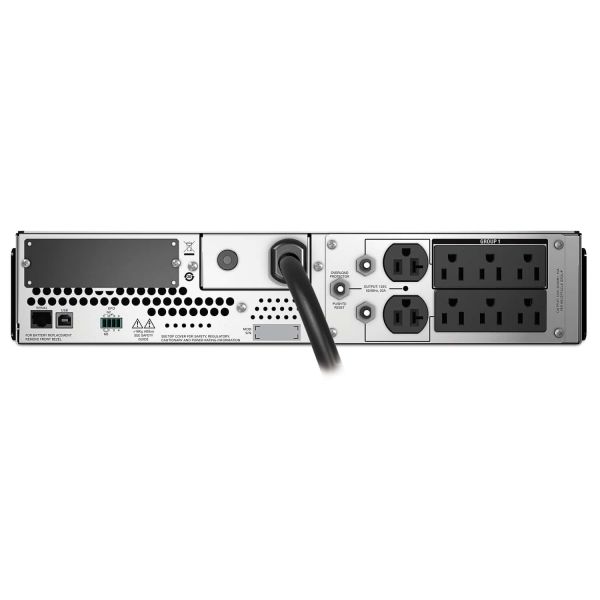 APC Smart-UPS, Line Interactive, 2200VA, Rackmount, 120V, 10x NEMA 5-15R stopcontacten, SmartSlot, Auto Sense Voltage 120V/230V, AVR, LCD (SMT2200R2X167) APC Smart-UPS, Line Interactive, 2200VA, Rackmount, 120V, 10x NEMA 5-15R stopcontacten, SmartSlot, Auto Sense Voltage 120V/230V, AVR, LCD (SMT2200R2X167)