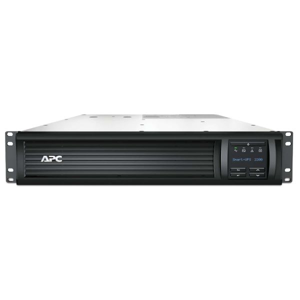APC Smart-UPS, Line Interactive, 2200VA, Rackmount, 120V, 10x NEMA 5-15R stopcontacten, SmartSlot, Auto Sense Voltage 120V/230V, AVR, LCD (SMT2200R2X167)