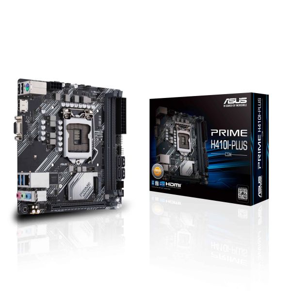 ASUS PRIME H410I-PLUS/CSM Intel H410 LGA 1200 (Socket H5) mini ITX (90MB14W0-M0EAYC)