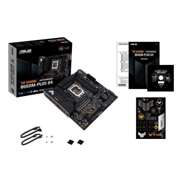 ASUS TUF GAMING B660M- PLUS D4 Intel B660 LGA 1700 micro ATX (90MB1940-M0EAY0)