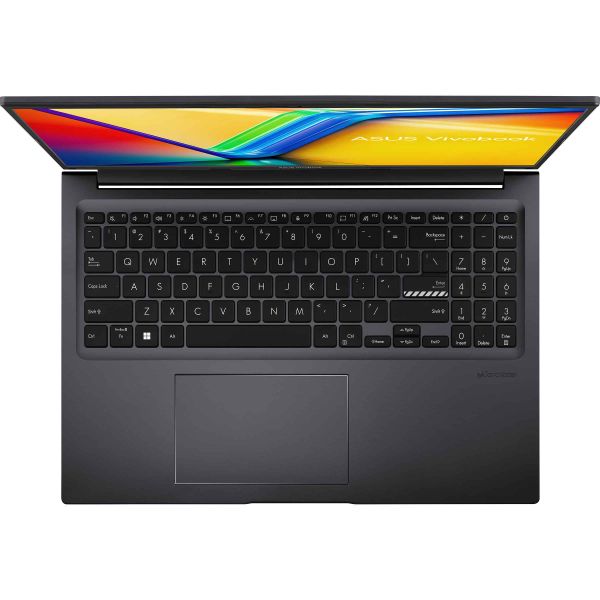 ASUS Vivobook 16 M1605YA-MB556W AMD Ryzen™ 5 7430U Laptop 40,6 cm (16") WUXGA 16 GB DDR4-SDRAM 512 GB SSD Wi-Fi 5 (802.11ac) Windows 11 Home Belgisch Zwart (90NB10R1-M00YX0)