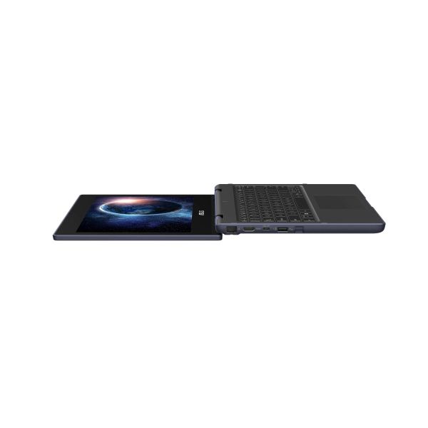ASUS BR1104CTA-N00057XA Intel® N N150 Laptop 29,5 cm (11.6") HD 8 GB LPDDR5-SDRAM 128 GB SSD Wi-Fi 6E (802.11ax) Windows 11 Pro Education Amerikaans Engels Zwart, Grijs (90NB13Y1-M01LJ0)