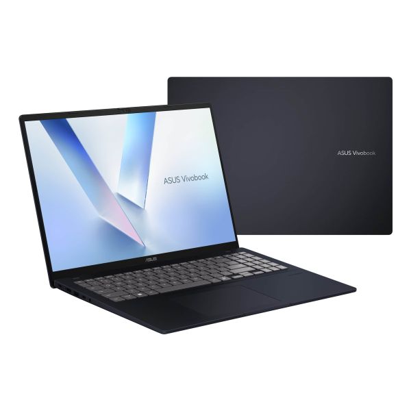 ASUS Vivobook 16 M1607KA-MB043W Copilot+ PC AMD Ryzen AI 7 340 Laptop 40,6 cm (16") WUXGA 16 GB DDR5-SDRAM 512 GB SSD Wi-Fi 6 (802.11ax) Windows 11 Home Belgisch Blauw, Zilver (90NB15F1-M006F0)