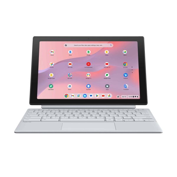 ASUS Chromebook CM30 Detachable CL3001DM2A-R70266 MediaTek Kompanio 520 26,7 cm (10.5") Touchscreen WUXGA 8 GB LPDDR4x-SDRAM 64 GB eMMC Wi-Fi 6 (802.11ax) ChromeOS Nederlands Zilver (90NX0781-M00CZ0)